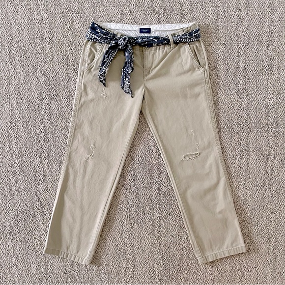 AEO Distressed Ankle Chino Pants, 2 - Picture 2 of 8